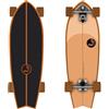 Slide Fish 3/4 Patch 32´´ Surfskate Golden Golden Taglia unica