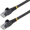 StarTech Cavo Ethernet Cat6 30m, LSZH, 100W PoE, Nero (N6PATCH100BK) | Connettori RJ45, Cavo di Rete LAN, Cavo Patch UTP, 10 Gigabit Ethernet
