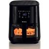 Ariete 4626 Friggitrice ad aria 6L, 1300 W, Capacità 6L, Capacità di cottura 2,5kg, 8 programmi preimpostati, Temperatura fin
