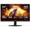 AOC G4 24G4ZRE Monitor PC 60,5 cm (23.8") 1920 x 1080 Pixel Full HD LED Nero, Rosso
