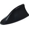IWOWHERO Antenna Pinna Squalo Auto per Radio Am Fm, Profilo Basso | ABS e Metallo, Nero, Montaggio Sul Tetto Auto, per Sostituire Antenna Rotta e Migliorare Ricezione