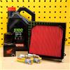 Honda XL 1000 V / VA Set Originale Filtro Olio Filtro Aria Motul 5100 Candele