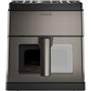 Aiwa AFR-8000 Kumadai Friggitrice ad aria 8 l, 1800 W, controllo digitale, 12 programmi, autopulizia, finestra visibile, doppio riscaldamento, acciaio inossidabile/plastica, colore metallo
