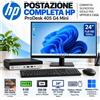 Pc COMPLETO Ricondizionato HP ProDesk 405 G4 RYZEN 3 PRO LCD 24