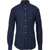BARBA Napoli - Camicia fantasia - Blu navy