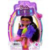 Mattel Bambola Barbie Extra Minis con pelliccia viola