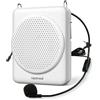Merkloos Amplificatore vocale portatile - Microfono a cravatta - 10 W - Fino a 22 ore - Bianco