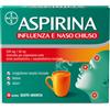 BAYER SpA Aspirina Influenza e Naso Chiuso - Trattamento sintomatico della congestione nasale e di stati febbrili - Gusto arancia - 20 Bustine