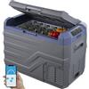 VEVOR Frigorifero per Auto, Frigo per Auto 12V, Congelatore Portatile a Zona Singola 37L con Luce Incorporata, -4℉-68℉, 12/24V DC e 100-240V AC Compressore per Esterni, Campeggio, Camper, RV