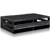 Mobile Rack IcyDock 5.25" SAS/SATA HDD/SSD in 4x 2.5" 12Gbp/s Nero [MB024SP-B]