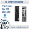 Lenovo PC Desktop Lenovo ThinkCentre M900 i5-6500 8Gb RAM 240Gb SSD Windows 11 Pro