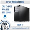 HP Workstation HP Z2 Cpu intel i7-8700 8Gb RAM DDR4 240Gb SSD Desktop PC Win11Pro