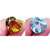 harshj_0 Zultanite E Acquamarina CoppiA Gemme Sciolte Certificate 10-12 Ct ~ HA30