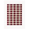 Westwing Collection Tappeto in lana fatto a mano Kimi - Colorato, Rosso