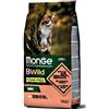 MONGE GATTO BWILD GRAIN FREE ADULTO SALMONE E PISELLI 1,5 KG