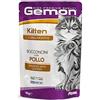 MONGE GEMON GATTO KITTEN 100 G CON BOCCONCINI DI POLLO BUSTINA