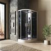 Parama Cabina doccia idromassaggio 80x120 cm lato destro h215cm con bagno turco | Amorgos