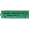 Star Trading Batteria di ricambio 2 pezzi AA solar item 1.2V NI-MH 600mAh