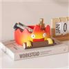 Vassoio per persona di fuoco in resina per cartoni animati Portachiavi creativo