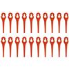 Litheli Lame di ricambio in nylon per tagliabordi a batteria U20 Handy+ 2.0 Ah SE, 20 pezzi | arancione - ottimo