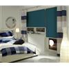 Gardinia Tenda a rullo Gardinia a comando laterale DARKENING 241 blu scuro 142 x 180 cm