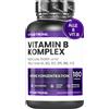 VitaStrong Complesso vitaminico B ad alto dosaggio Vitastrong, 1 compressa al giorno, 180 compresse Vitamine del gruppo B biotina, tiamina vitamina B1, riboflavina B2, B3 niacina, acido pantotenico B5, vitamina B6 B12 acido folico