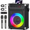 JYX Karaoke con 2 Microfono Wireless 2026 Upgrade 380W Cassa Bluetooth 5.3