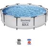 Bestway 56408-3 Piscina Fuori Terra Steel Pro Max da 305x76 cm