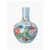 POLSPOTTEN Vaso in porcellana dipinto a mano Ball, alt. 57 cm - Blu