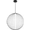 Luce Ambiente E Design Sospensione SEXTANT in manganese nero