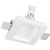 INTEC Incasso GHOST in gesso bianco verniciabile