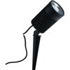 INTEC Proiettore TARGET nero con picchetto incluso 8W