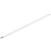 INTEC Barra sotto pensile touch angolare LED Unix in alluminio nichel e diffusore in pc riflettente, luce naturale, 120/150/180 cm.