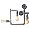 Luce Ambiente e Design Plafoniera AMARCORD in metallo invecchiato stile industrial (3xE27)