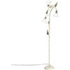 Luce Ambiente e Design Piantana ISOTTA in metallo avorio e tre diffusori in vetro bianco 172 cm.