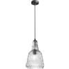 Luce Ambiente e Design Sospensione GALWAY in vetro cristallo sfaccettato