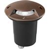 INTEC Faro carrabile HUMMER forma rotonda, acciaio inox