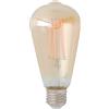 Intec Bulbs Lampadina decorativa LED LUXA 7W ambra attacco E27, luce calda 64x142mm