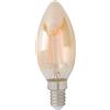 Intec Bulbs Lampadina decorativa LED Ambra, luce calda 35x98mm
