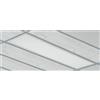 INTEC Pannello LED BK 40W in alluminio bianco