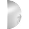 MiBYMi Specchio DEMI a semicerchio con illuminazione a LED, CCT 2 temperature