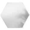 MiBYMi Specchio EXA esagonale con illuminazione a LED, bordo satinato, CCT 2 temperature