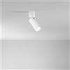 Luce Ambiente e Design Faretto Spot orientabile Plauto in metallo nero o bianco