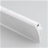 INTEC Profilo VELA bianco in gesso per LED con singola emissione veletta 1 metro