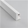 INTEC Profilo MONO bianco in gesso per led singola emissione 1 metro