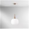 Luce Ambiente e Design Sospensione JAIPUR in metallo con diffusore in vetro