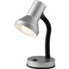 Luce Ambiente e Design Lampada da tavolo LDT arancione in metallo con braccio flessibile