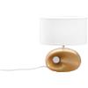 Luce Ambiente e Design Lumetto EOLO in ceramica con paralume in tessuto