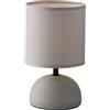 Luce Ambiente e Design Lumetto FURORE in ceramica e paralume in tessuto