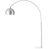Luce Ambiente e Design Piantana PLAZA in acciaio, diffusore in alluminio o in acrilico bianco e base in marmo